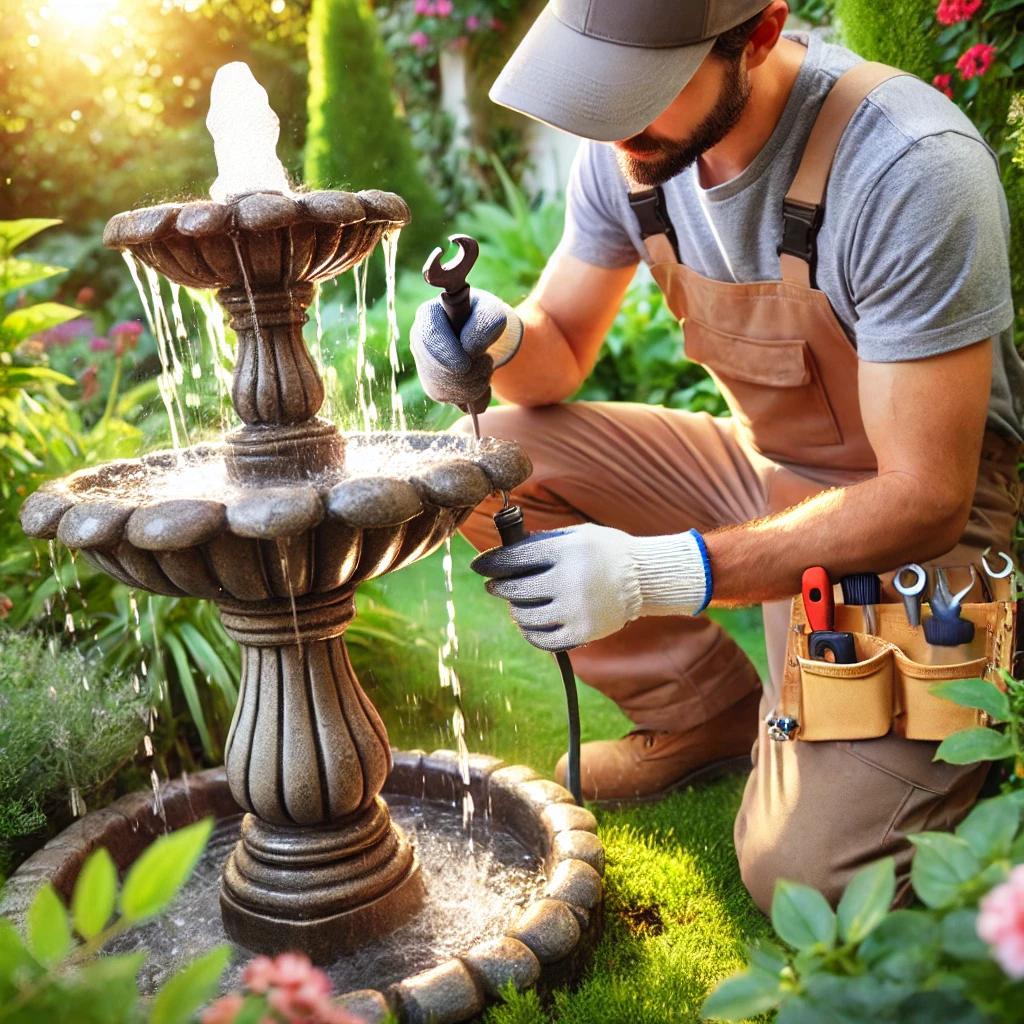 تركيب نوافير وشلالات