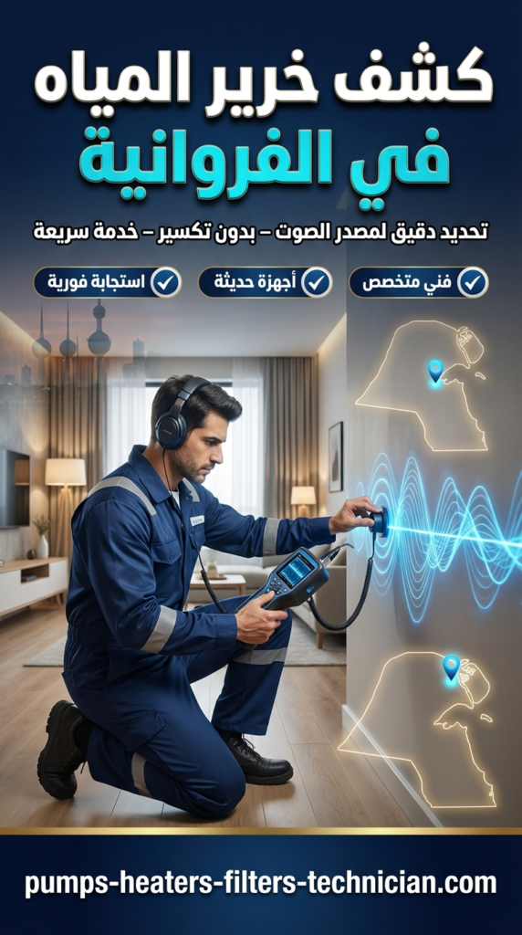 كشف خرير المياه في الفروانية