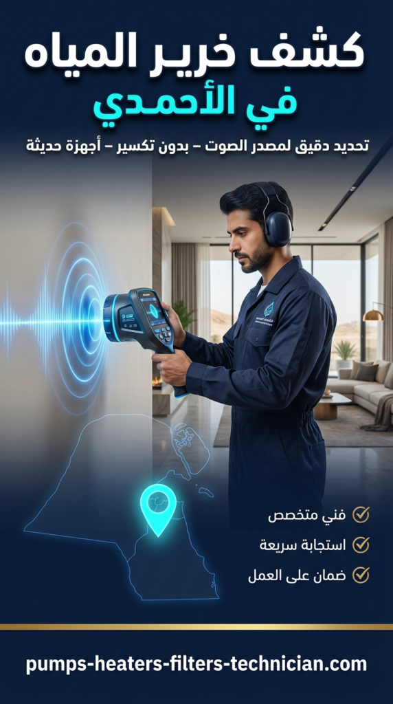 كشف خرير المياه في الأحمدي