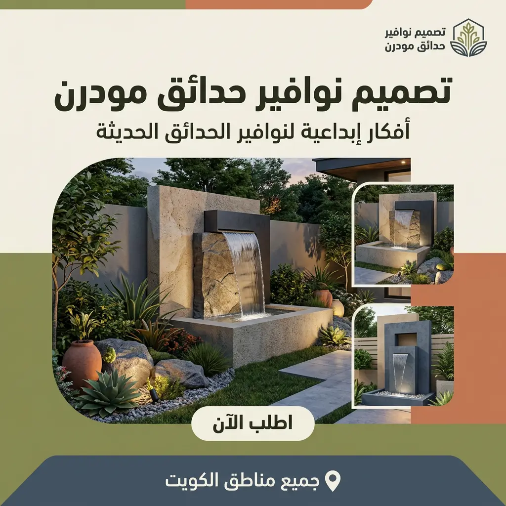تصميم نوافير حدائق حديثة بالصور تصميم نوافير حدائق حديثة بالصور